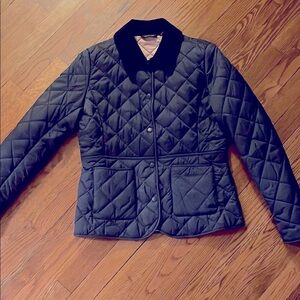 Barbour Quilted Navy Jacket sz. 8